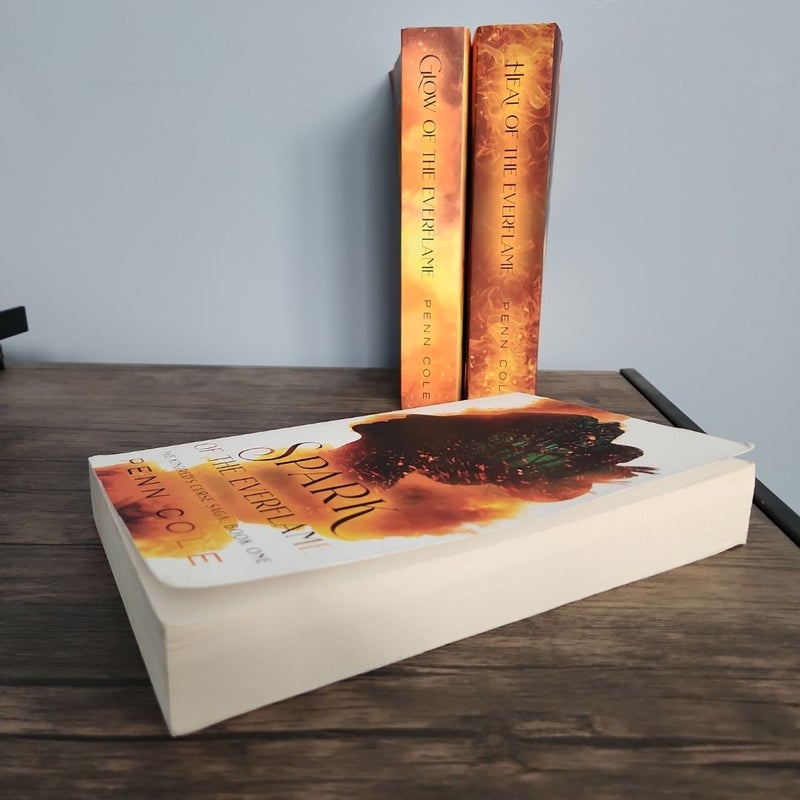 The Kindred's Curse Saga OOP Indie Print Set Spark of the Everflame, Glow of the Everflame, Heat of the Everflame