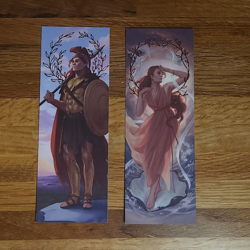 Fairyloot Collectible Mythology Bookmarks Ares and Aphrodite