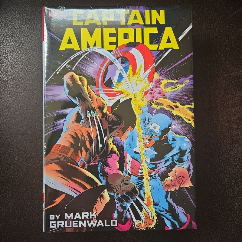 Captain America by Mark Gruenwald Omnibus Vol. 1 Zeck Captain America vs. Wolver Ine Cover