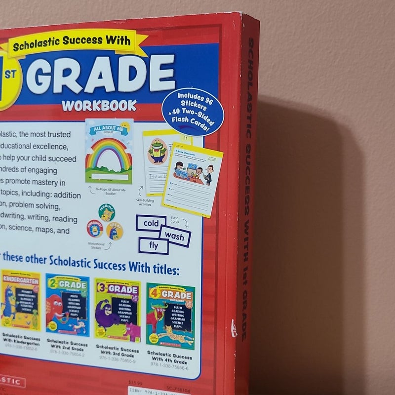 Scholastic Success with 1st Grade Workbook by Scholastic