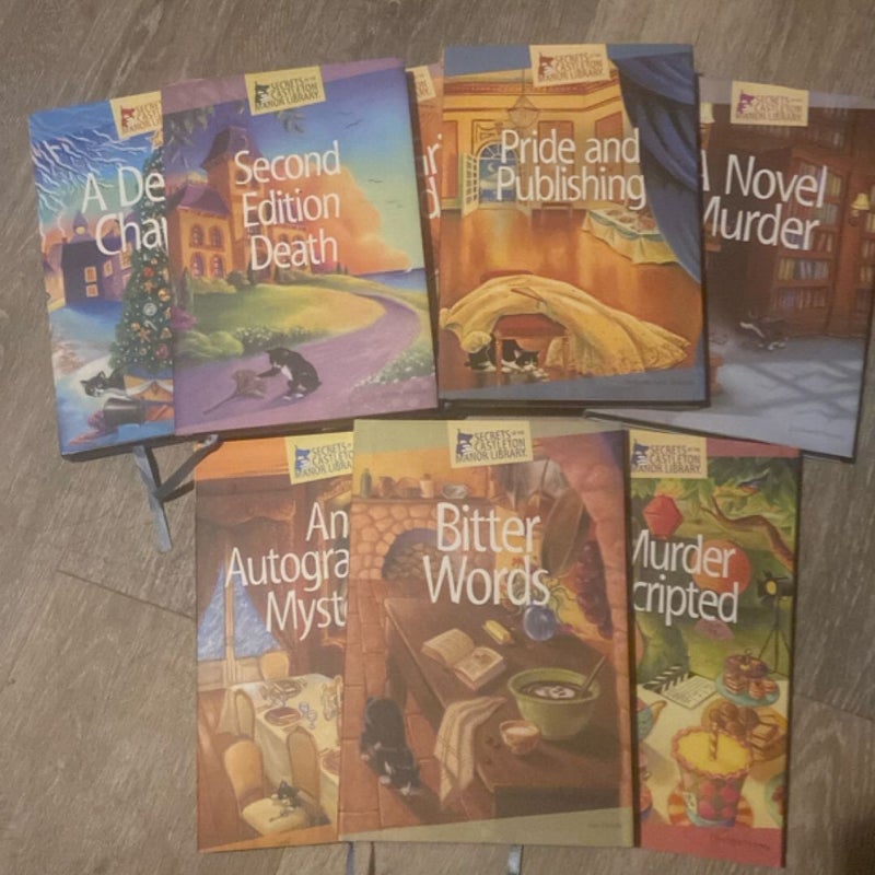 Set of 8 mystery books
