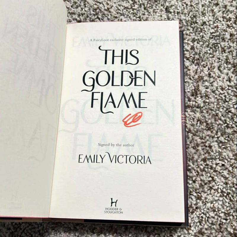 This Golden Flame (Fairyloot Exclusive)