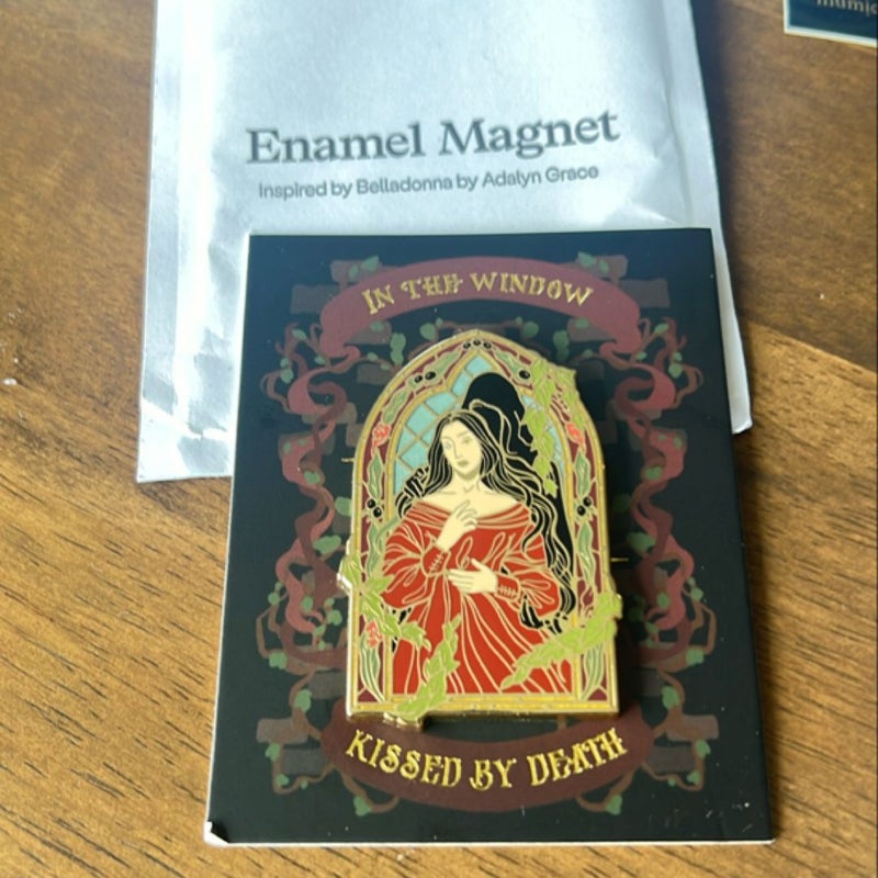 Set of enamel pins and magnet (The Water Outlaw)