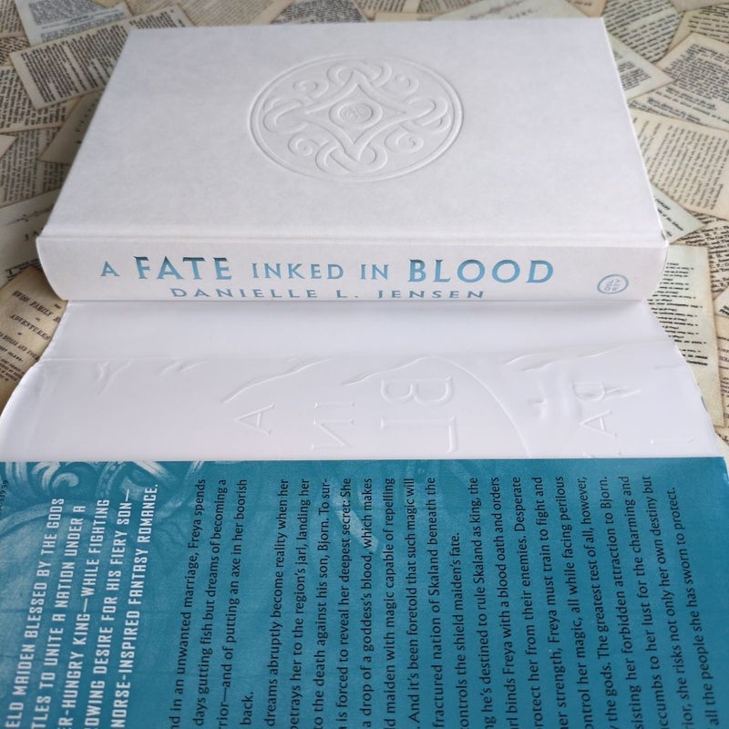 A Fate Inked in Blood (Sprayed Edges First Edition)