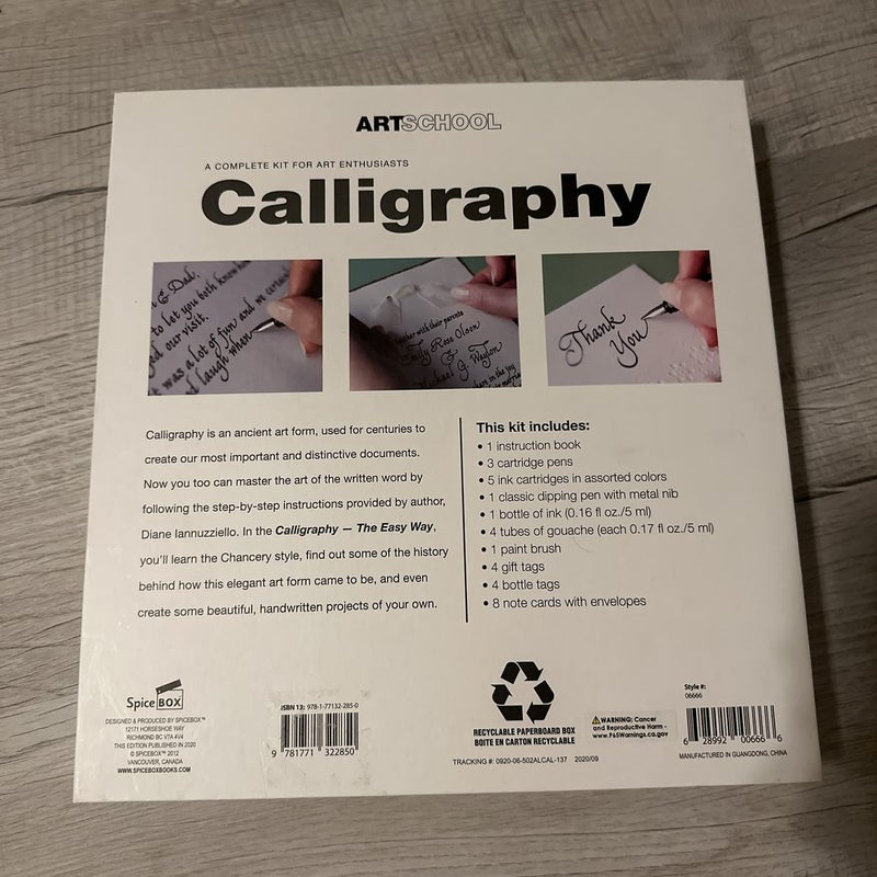 A Complete Kit for Art Enthusiasts Calligraphy