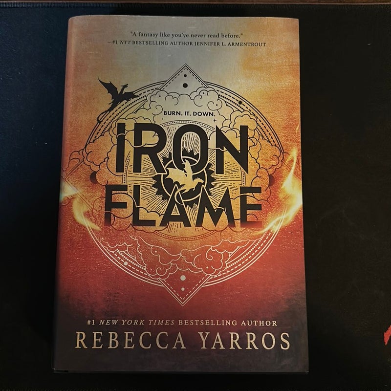 Iron Flame Misprint by Rebecca Yarros, Hardcover