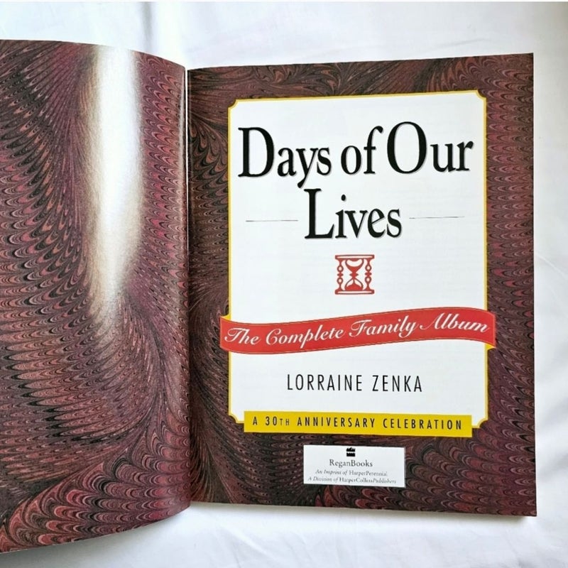 Days of our lives anniversary collectors book