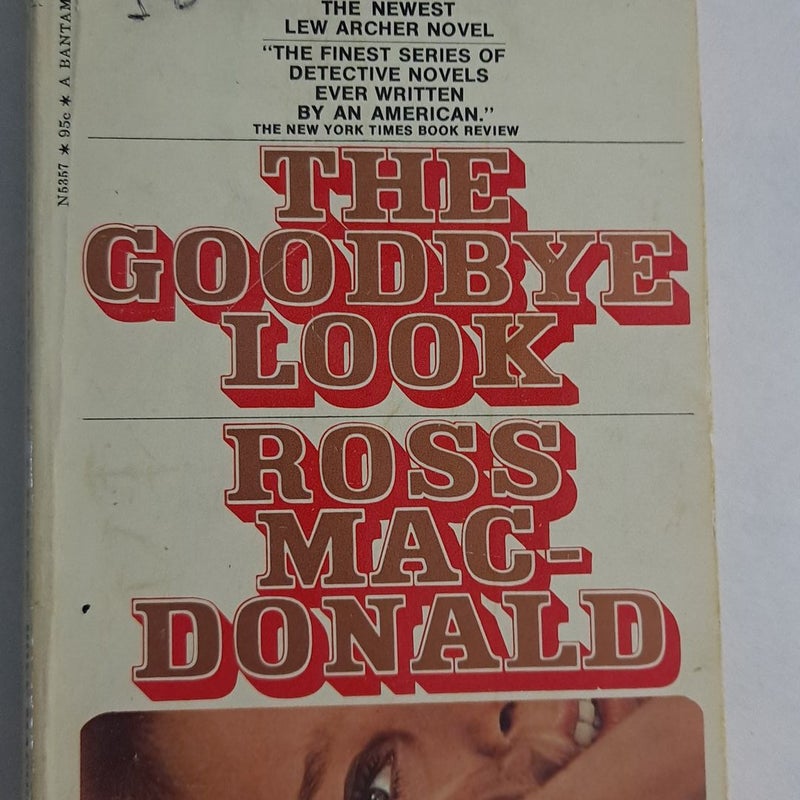 the Goodbye Look By Ross Mac-Donald paperback vintage 1969