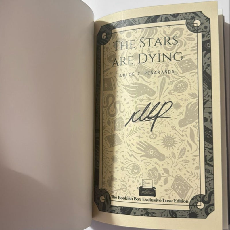**signed special edition**The Stars Are Dying