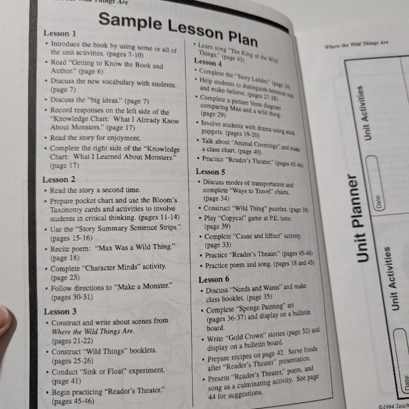 A Guide for Using Where the Wild Things Are in the Classroom