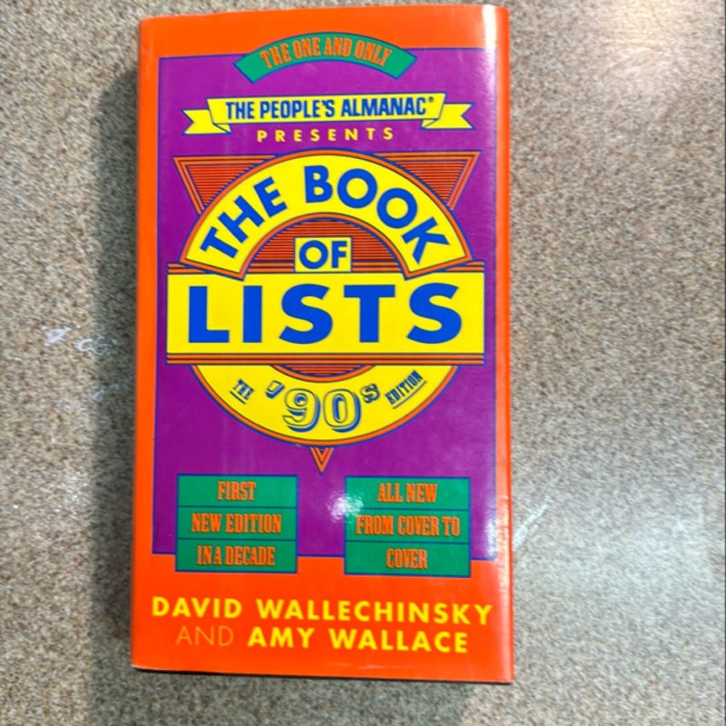 The People's Almanac Presents the Book of Lists 4