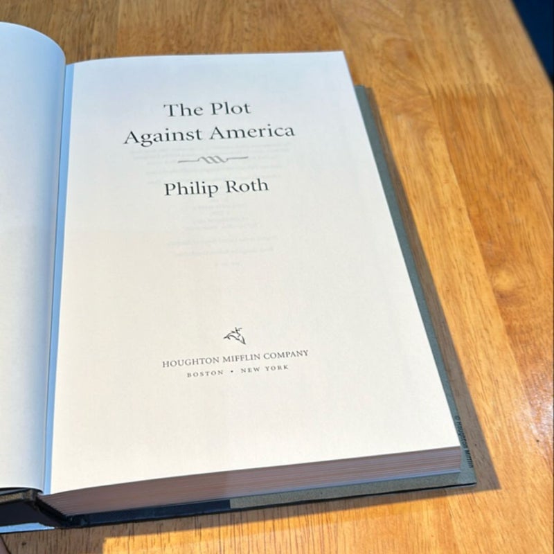 The Plot Against America * 2004 9th Print