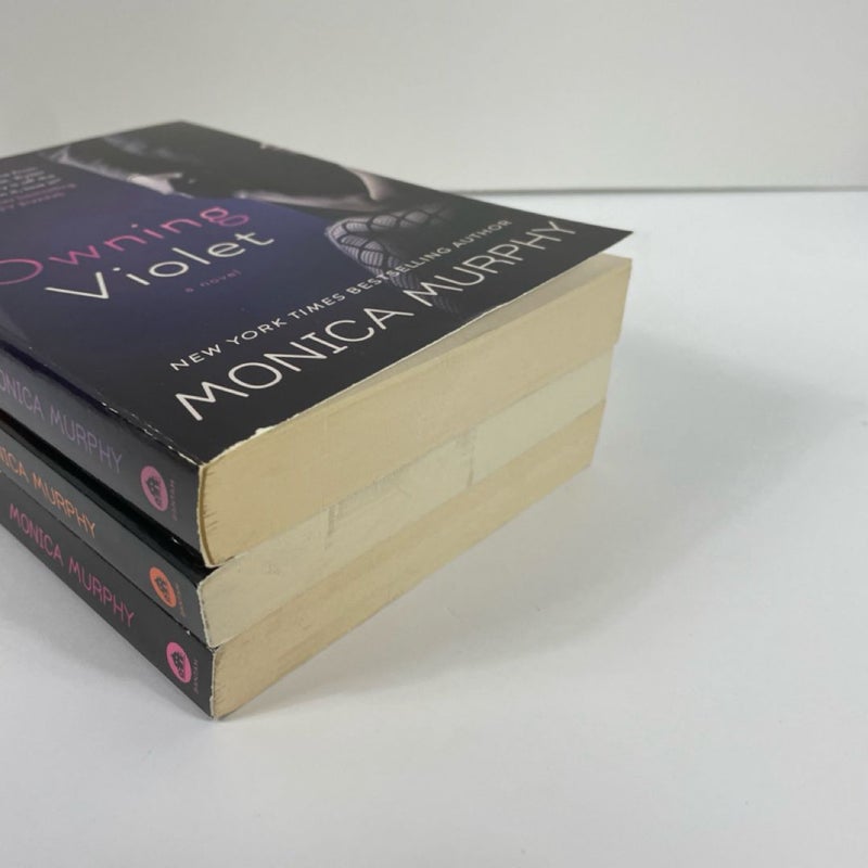 Owning Violet, Taming Lily and Stealing Rose Set Lot Trilogy