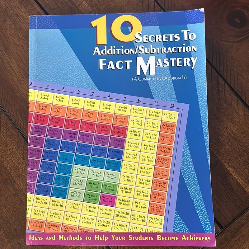 10 Secrets to Addition/Subtraction Fact Mastery 