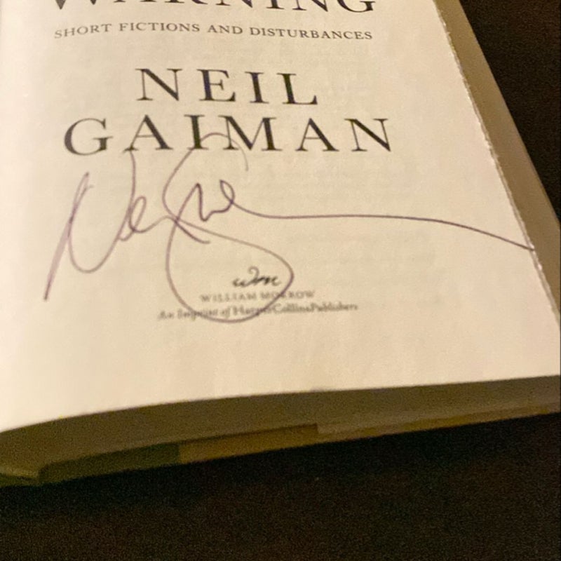 Trigger Warning *Signed, First Edition