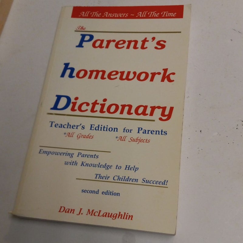 Parent's Homework Dictionary