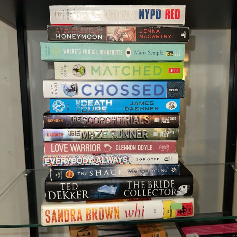 Huge lot various books booktok self help fiction YA