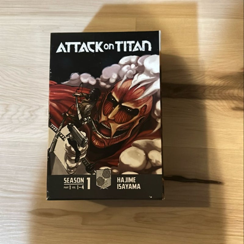 Attack on Titan Season 1 Part 1 Manga Box Set