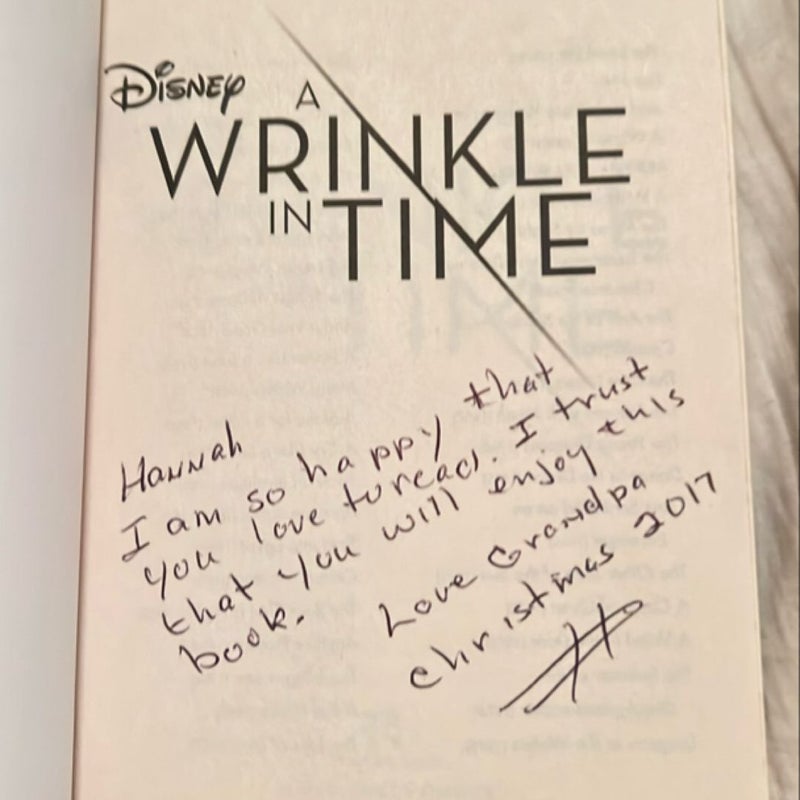 A Wrinkle in Time Movie Tie-In Edition