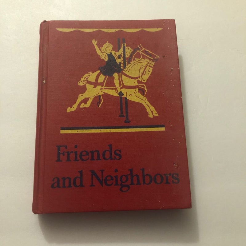 Vintage Friends and Neighbors Hardcover Book