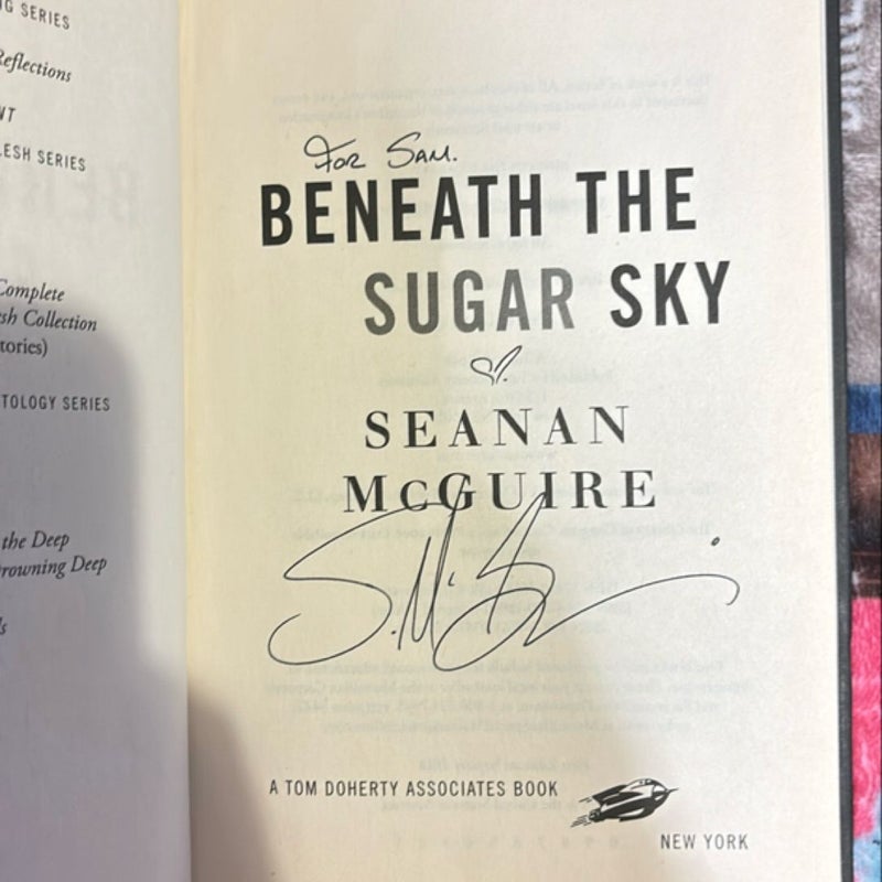 Beneath the Sugar Sky SIGNED