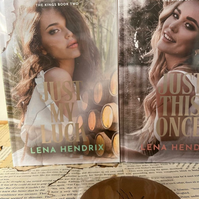 Eternal Embers Just This Once & Just My Luck by Lena Hendrix (The Kings Series)