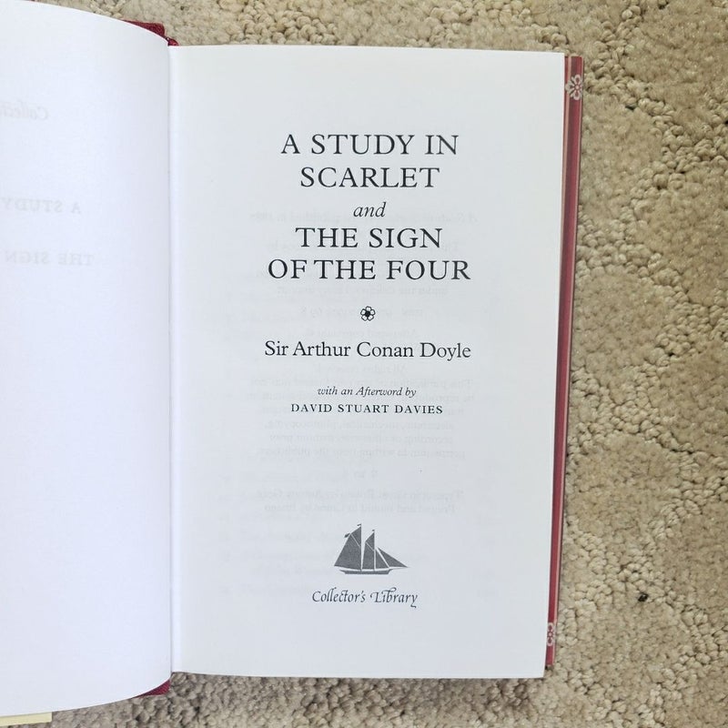 A Study in Scarlet and the Sign of the Four (Collector's Library Edition, 2005)