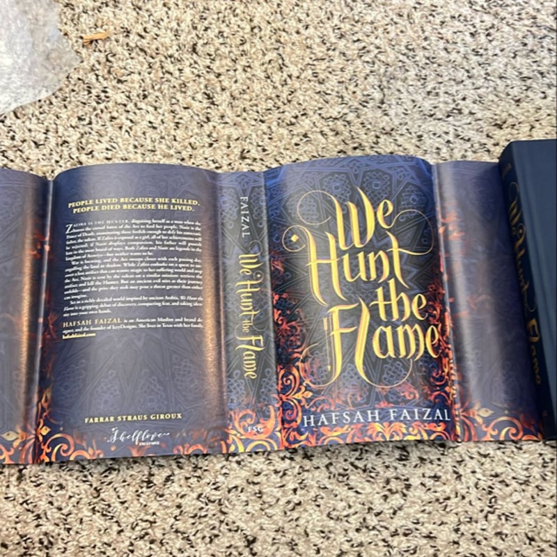 We Hunt the Flame - signed shelflove edition