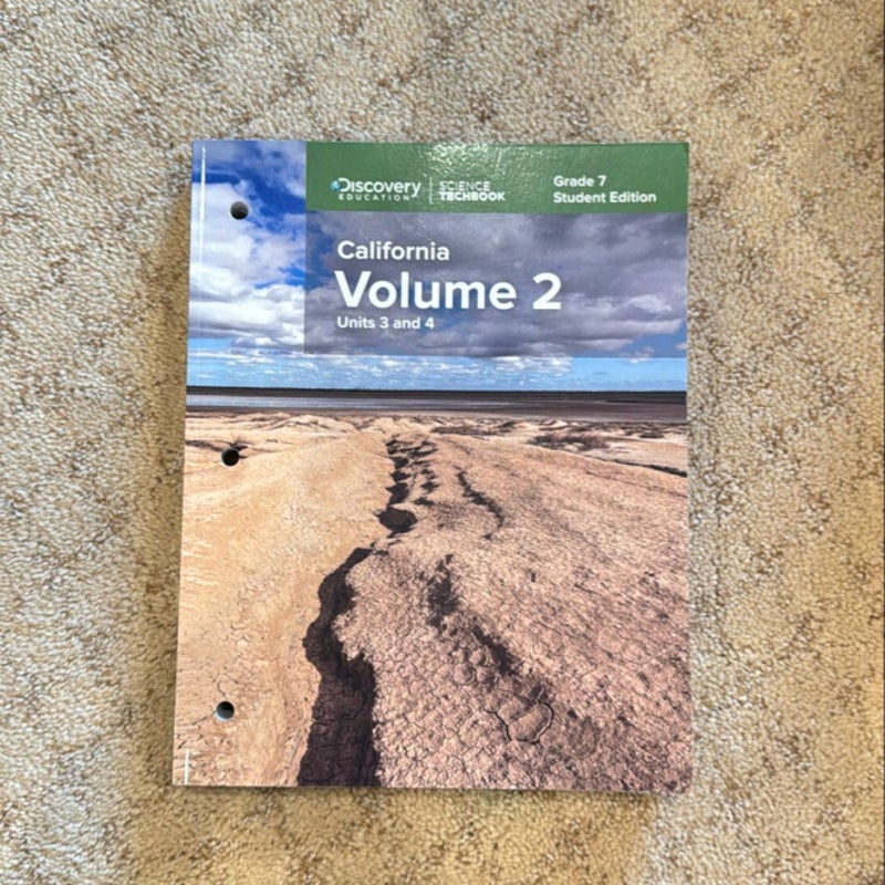 Discovery Education Science Techbook for California NGSS - Grade 7 - Student Edition Vol. 2