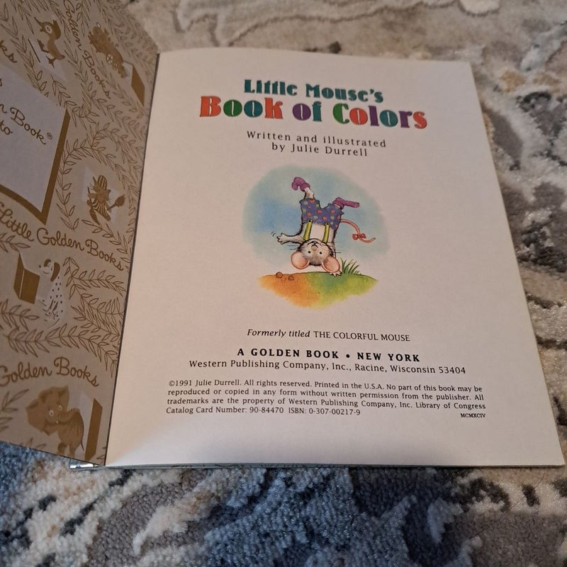 Little mouse's book of colors