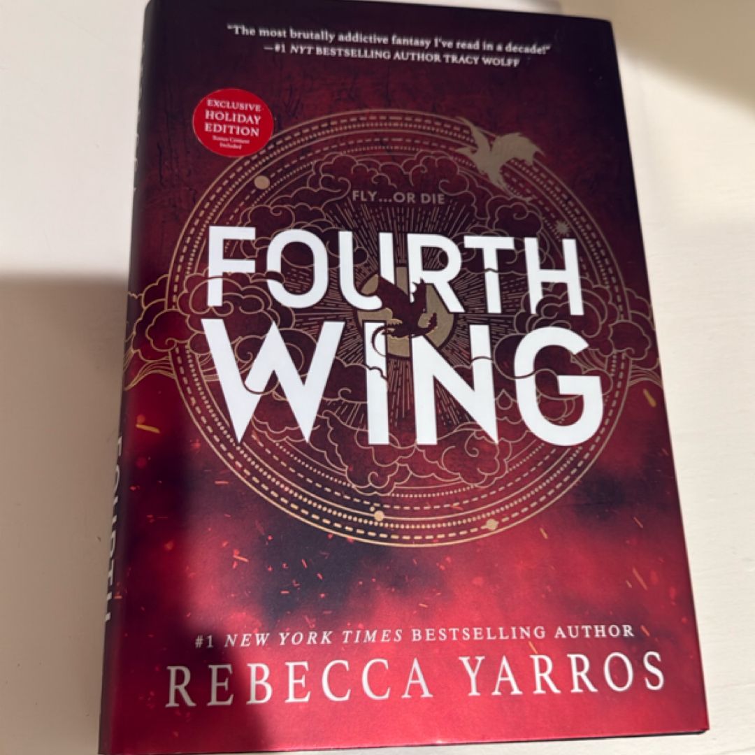 Fourth Wing (Holiday Edition w/signed bookplate)
