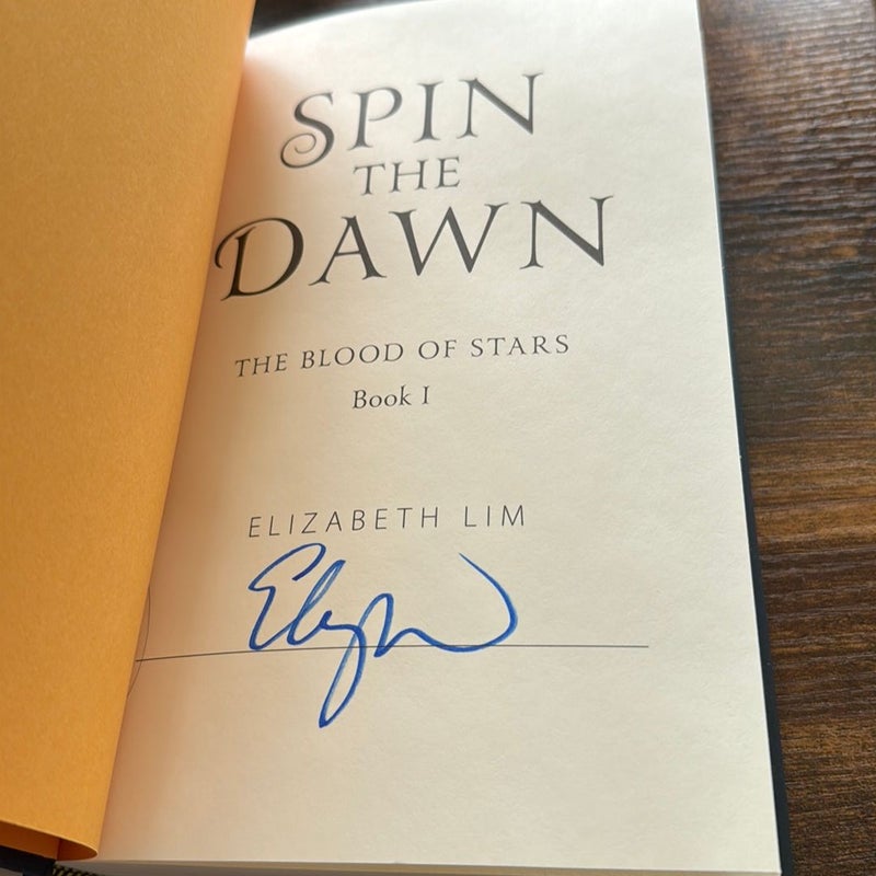 Spin the Dawn signed Owlcrate