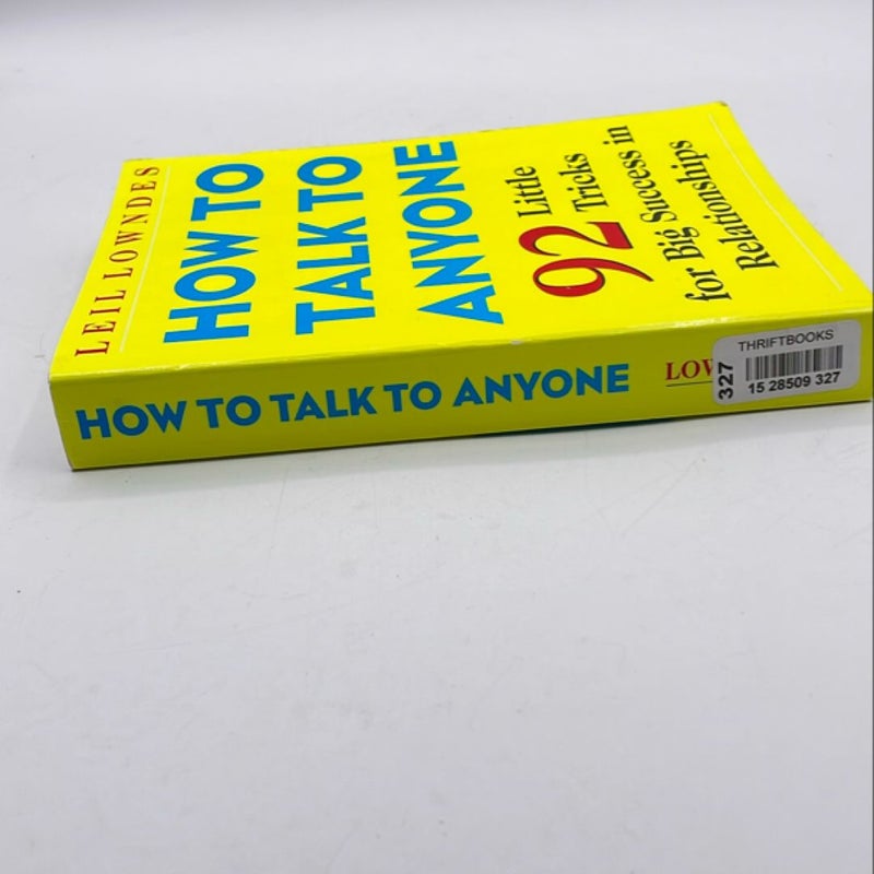 How to Talk to Anyone