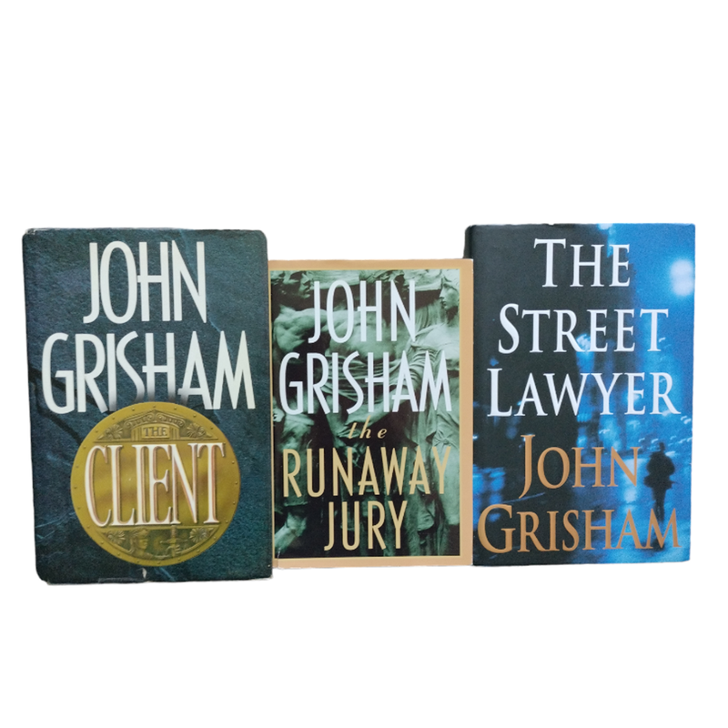 (10) John Grisham Hardcover Books