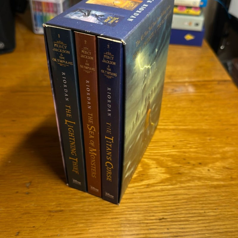 The Percy Jackson and the Olympians Pbk 3-Book