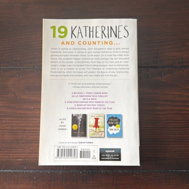 An Abundance of Katherines