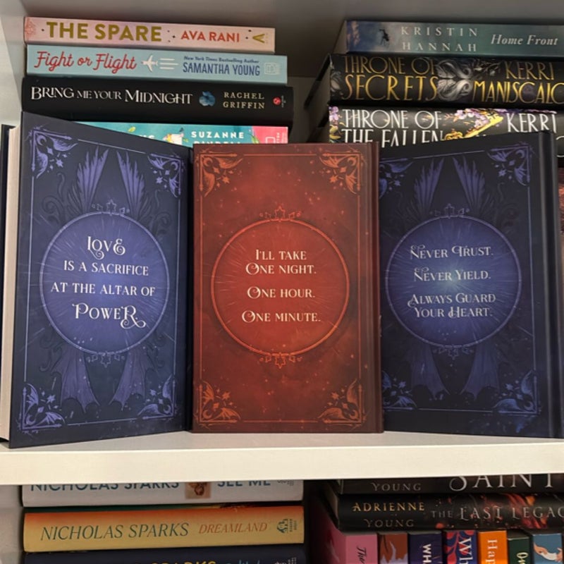 The Serpent and the Wings of Night, Ashes & the Star Cursed King, Six Scorched Roses 