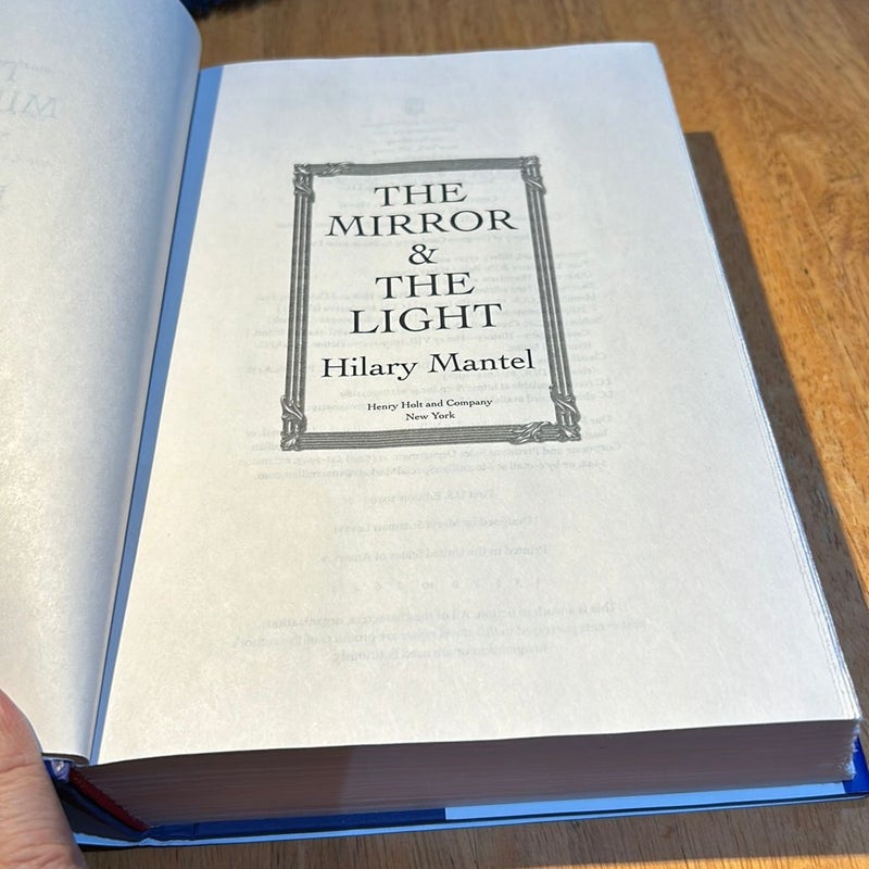 Award winner 1st US ed./1st * The Mirror and the Light