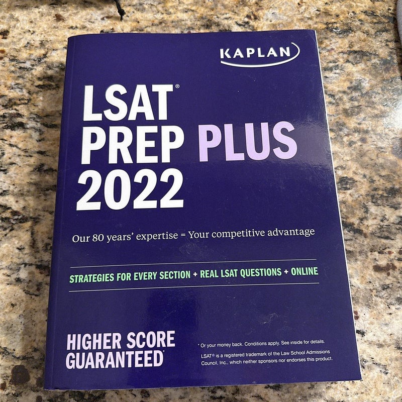 LSAT Prep Plus 2022: Strategies for Every Section, Real LSAT Questions, and Online Study Guide