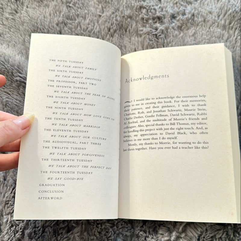 Tuesdays with Morrie