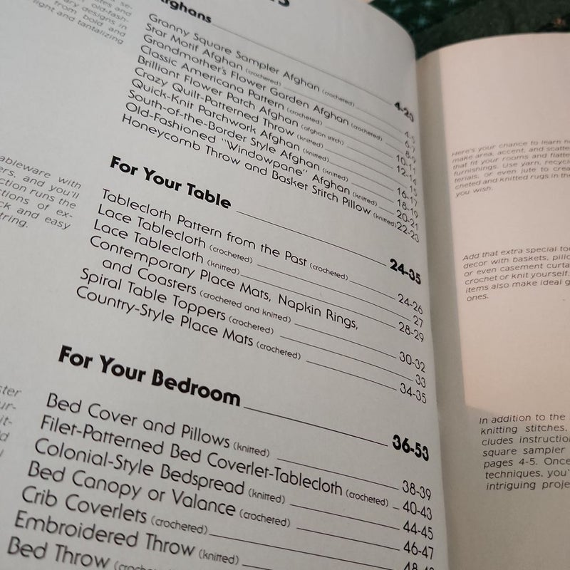 Better Homes and Gardens Crocheting & Knitting