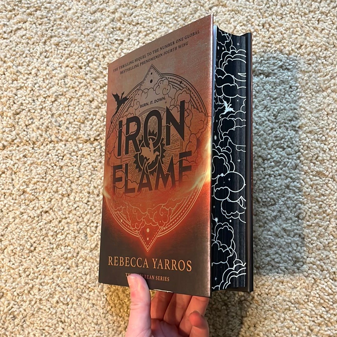 SIGNED Iron Flame Special Edition by Rebecca Yarros, Hardcover Pangobooks