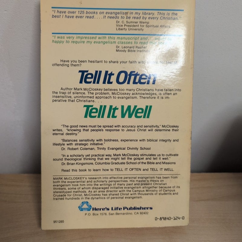 Tell It Often - Tell It Well