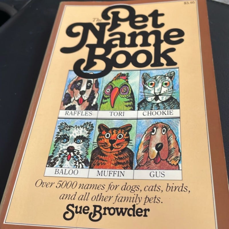 The Pet Name Book