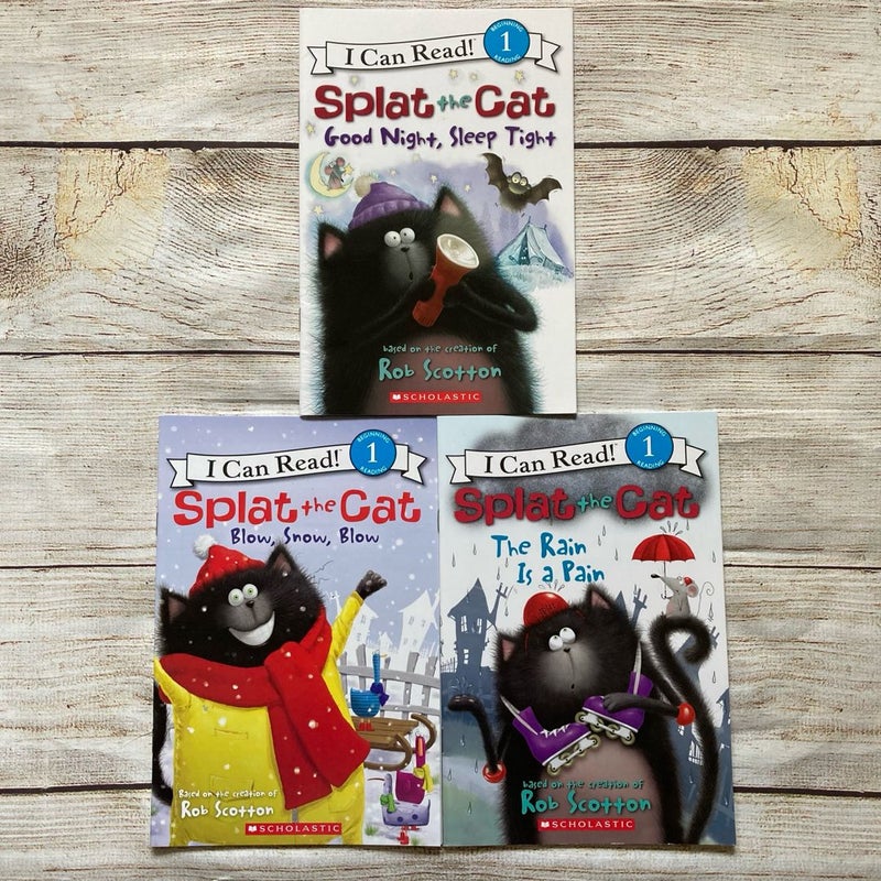 I Can Read Splat the Cat Paperback Book Bundle