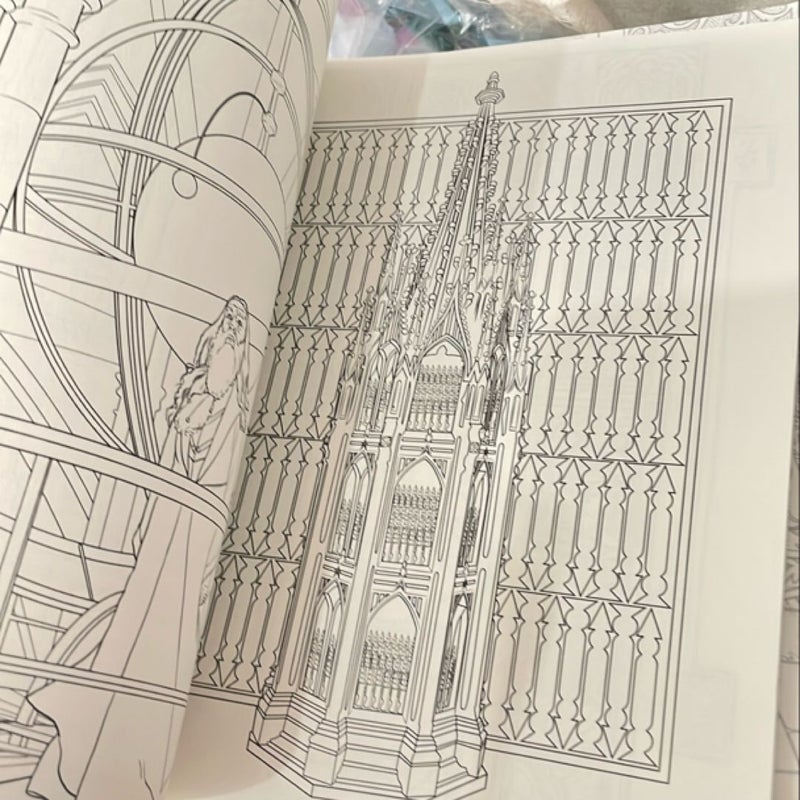 Harry Potter Magical Places and Characters Coloring Book