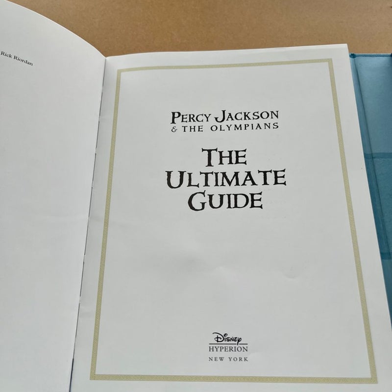 SET 3 Percy Jackson & The Olympians Companion Guidez Harcover First Edition Books