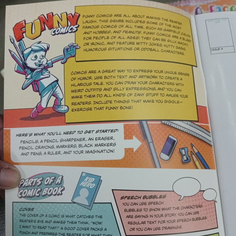 Funny comic book