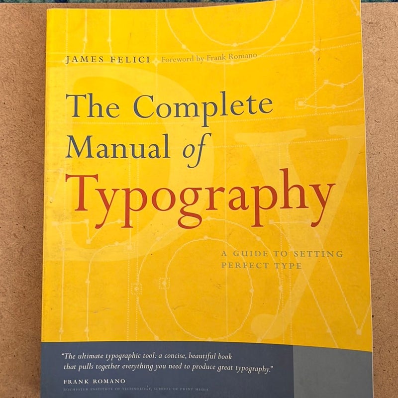 The Complete Manual of Typography