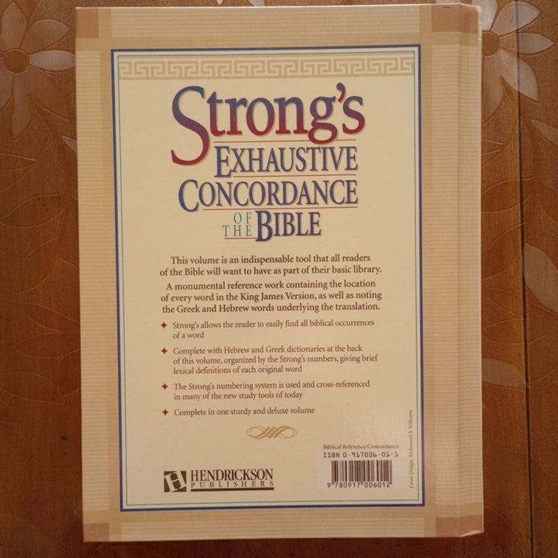 Strong's Exhaustive Concordance